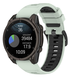 Universeel Garmin QuickFit 22MM Bandje Siliconen Gespsluiting Mint