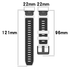 Universeel Garmin QuickFit 22MM Bandje Siliconen Gespsluiting Mint afbeelding 7
