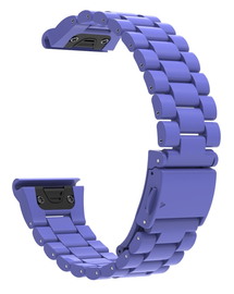 Universeel Garmin Quickfit 20MM Bandje Roestvrij Staal Blauw