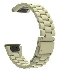 Universeel Garmin Quickfit 20MM Bandje Roestvrij Staal Groen afbeelding