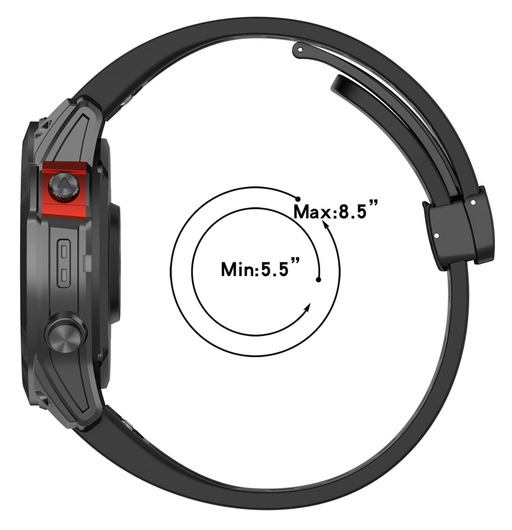 Universeel Garmin Quickfit 20MM Bandje met Gesp Siliconen Wit afbeelding 9