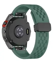 Universeel Garmin Quickfit 20MM Bandje met Gesp Siliconen Groen afbeelding
