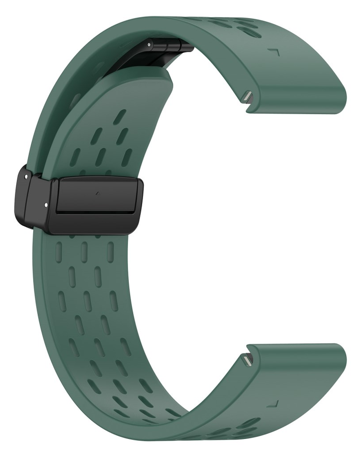 Universeel Garmin Quickfit 20MM Bandje met Gesp Siliconen Groen afbeelding 3