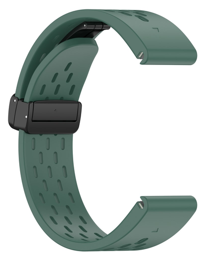 Universeel Garmin Quickfit 20MM Bandje met Gesp Siliconen Groen afbeelding 3