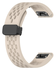 Universeel Garmin Quickfit 20MM Bandje met Gesp Siliconen Beige afbeelding 2