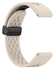 Universeel Garmin Quickfit 20MM Bandje met Gesp Siliconen Beige afbeelding 3
