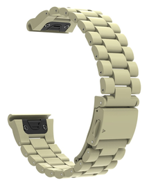 Universeel Garmin Quickfit 26MM Bandje Roestvrij Staal Groen