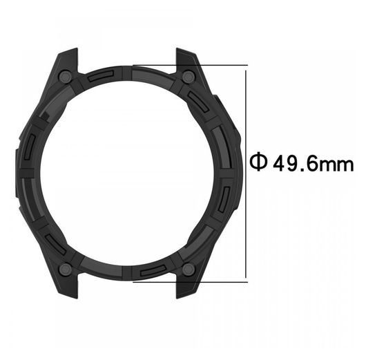 Garmin Fenix 8 47mm Hoesje - TPU Bumper Case - Blauw afbeelding 3