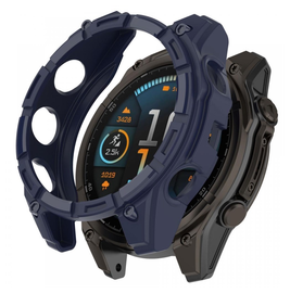 Garmin Fenix 8 47mm Hoesje - TPU Bumper Case - Blauw