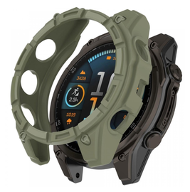 Garmin Fenix 8 47mm Hoesje - TPU Bumper Case - Groen