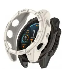 Garmin Fenix 8 47mm Hoesje - TPU Bumper Case - Beige afbeelding