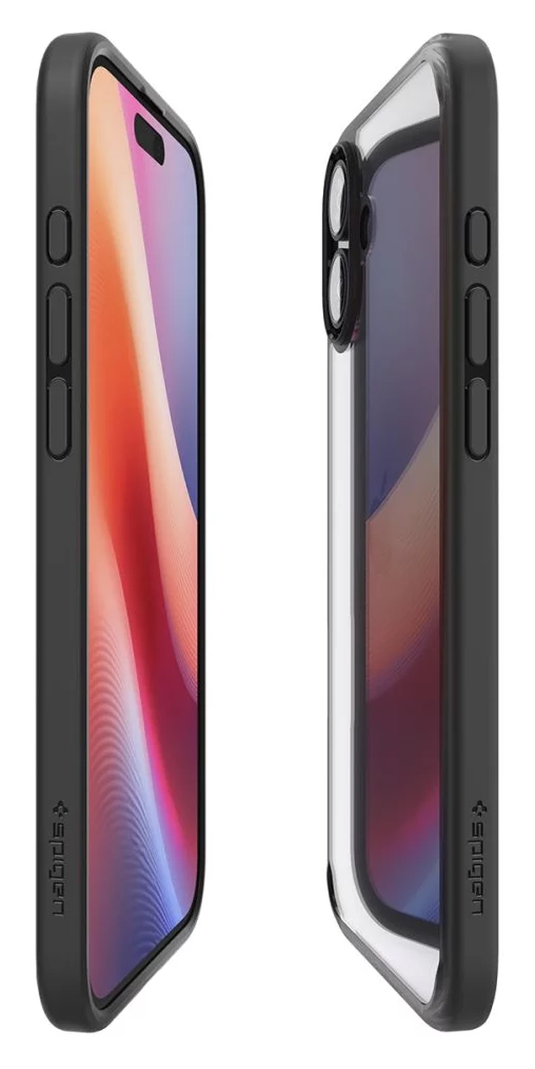 Spigen Ultra Hybrid Apple iPhone 16 Plus Hoesje Back Cover Matte Zwart afbeelding 12