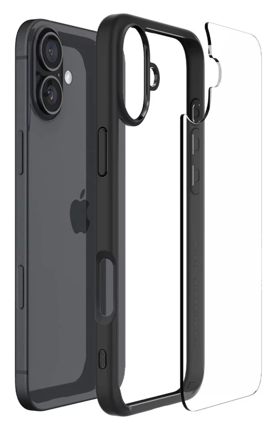 Spigen Ultra Hybrid Apple iPhone 16 Plus Hoesje Back Cover Matte Zwart afbeelding 13