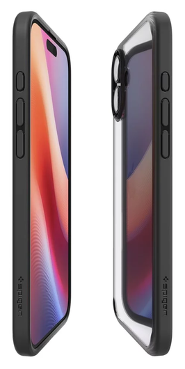 Spigen Ultra Hybrid Apple iPhone 16 Plus Hoesje Back Cover Matte Zwart afbeelding 12