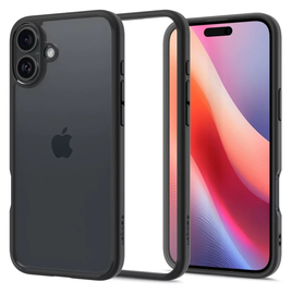 Spigen Ultra Hybrid Apple iPhone 16 Plus Hoesje Back Cover Matte Zwart
