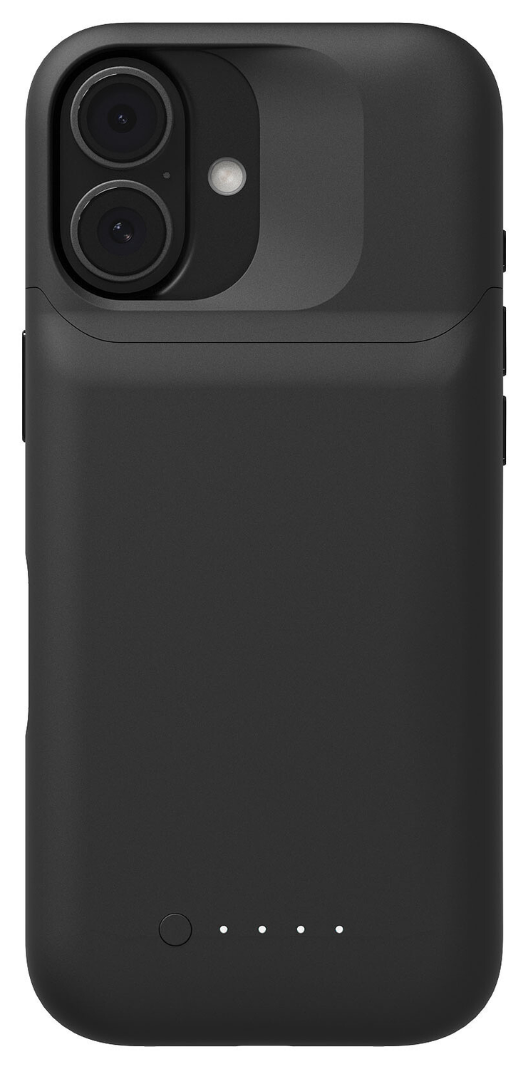 Mophie Juice Back iPhone 16 Battery case Zwart afbeelding 1