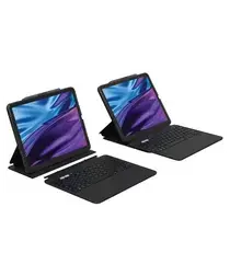 ZAGG Pro Keys Apple iPad Air 13 (2024/2025) Hoes met Belgisch Toetsenbord Zwart afbeelding