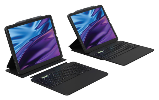 ZAGG Pro Keys Apple iPad Air 13 (2024/2025) Hoes met Belgisch Toetsenbord Zwart afbeelding 1