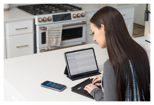 ZAGG Pro Keys Apple iPad Air 13 (2024/2025) Hoes met Belgisch Toetsenbord Zwart afbeelding 4