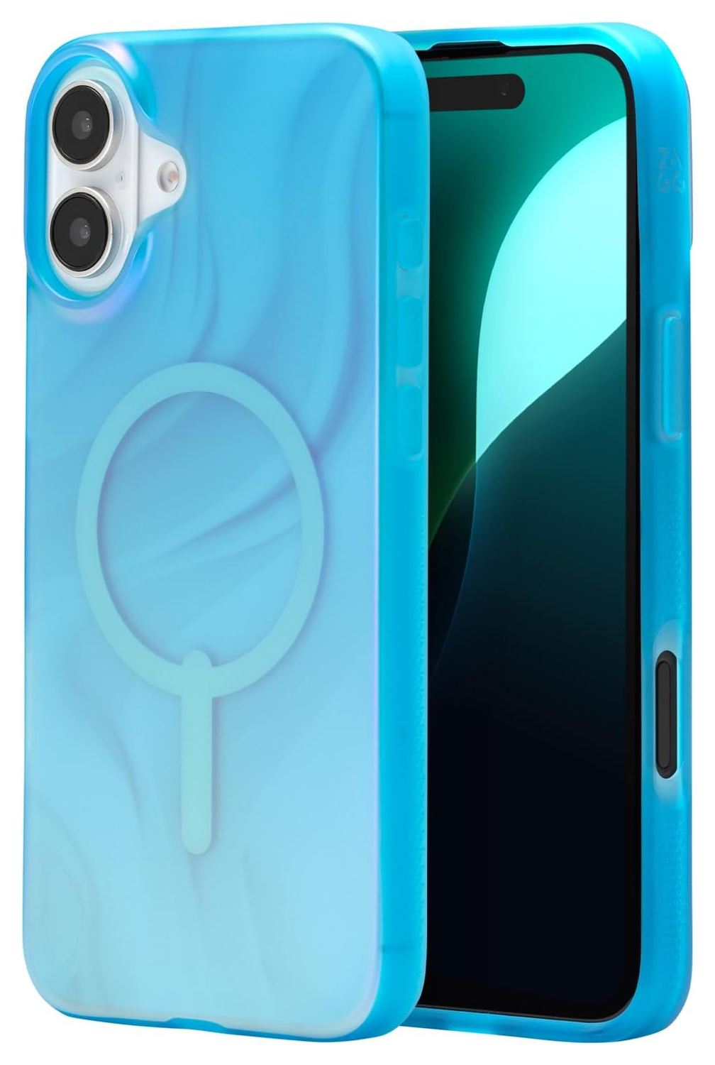 ZAGG Milan Snap Apple iPhone 16 Plus Hoesje MagSafe Back Cover Deep Aurora afbeelding 1