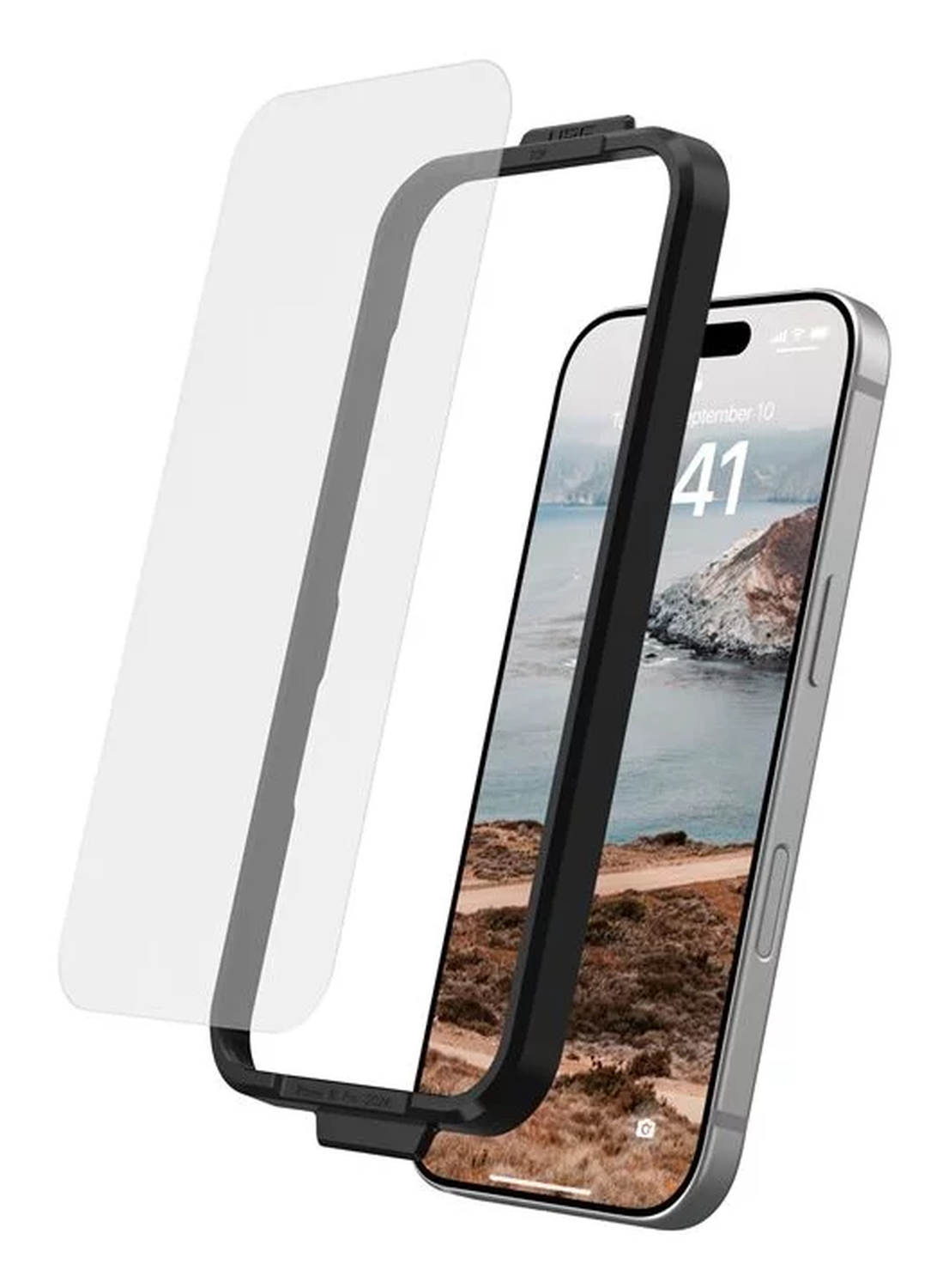 UAG Glass Shield Apple iPhone 16 Pro Screen Protector Tempered Glass afbeelding 2