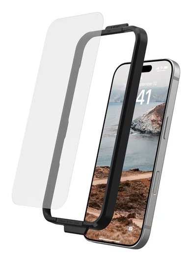 UAG Glass Shield Apple iPhone 16 Pro Screen Protector Tempered Glass afbeelding 2