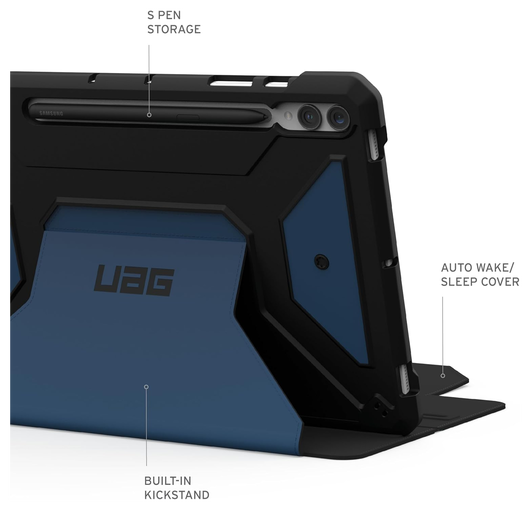 Urban Armor Gear Metropolis SE Samsung Galaxy Tab S9 Plus Hoes Book Case Mallard afbeelding 5