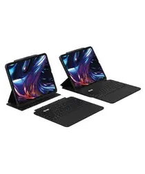 ZAGG Pro Keys 2 Apple iPad Pro 13 (2024) Hoes met Belgisch Toetsenbord Zwart afbeelding