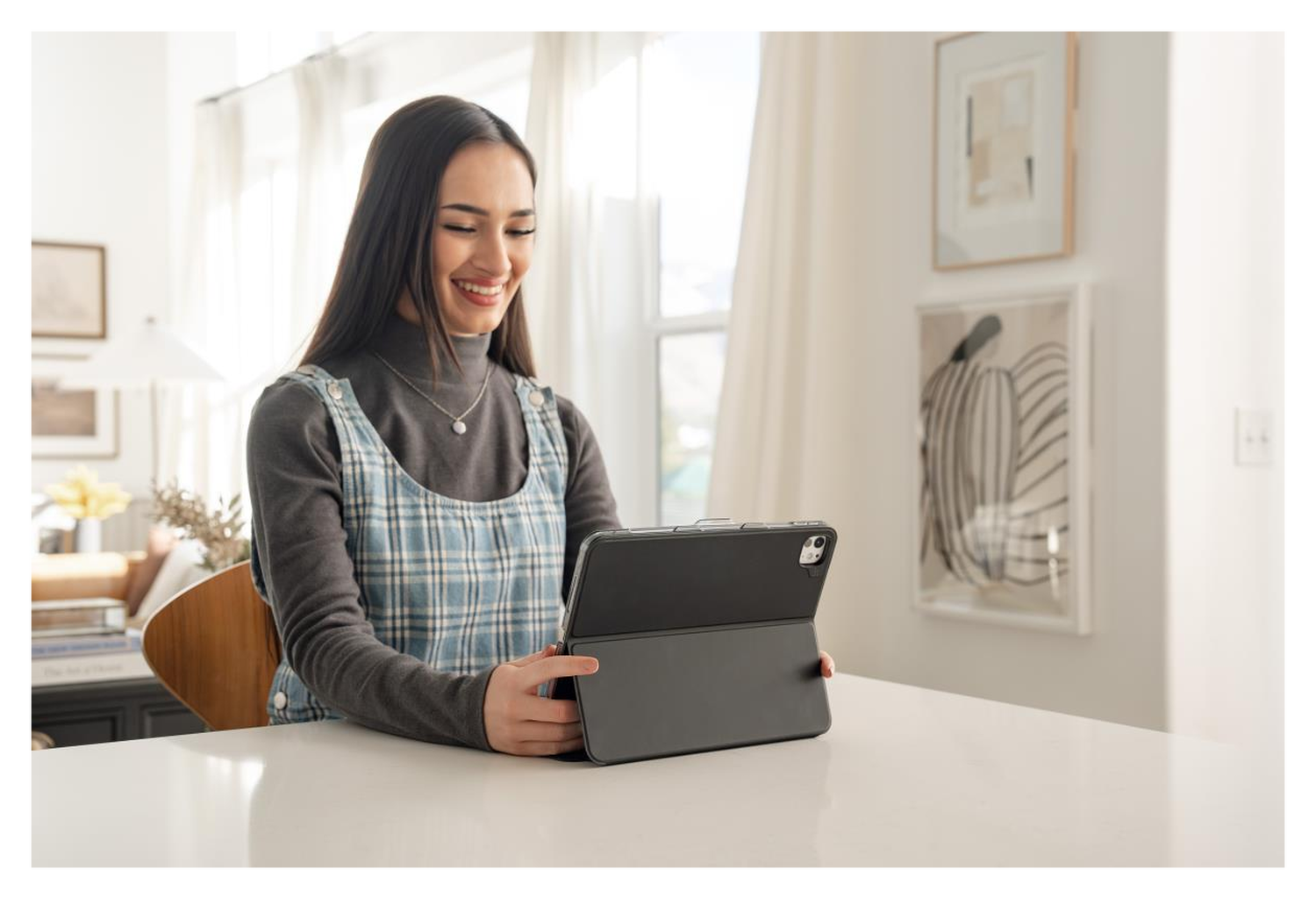 ZAGG Pro Keys 2 Apple iPad Pro 13 (2024) Hoes met Belgisch Toetsenbord Zwart afbeelding 2