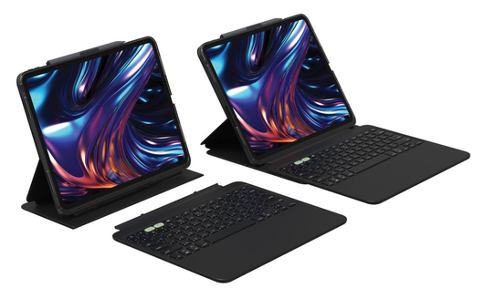 ZAGG Pro Keys 2 Apple iPad Pro 13 (2024) Hoes met Belgisch Toetsenbord Zwart afbeelding 1