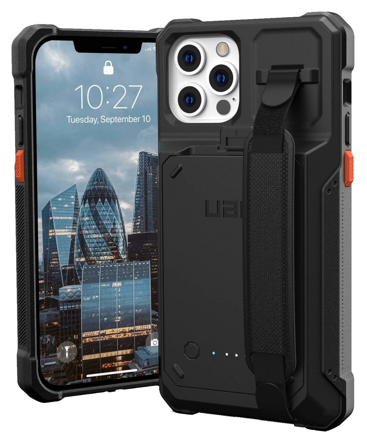 Urban Armor Gear Workflow iPhone 13 Hoesje Battery Pack Zwart afbeelding 1