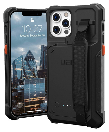 Urban Armor Gear Workflow iPhone 13 Hoesje Battery Pack Zwart afbeelding 1