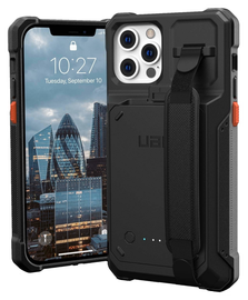 Urban Armor Gear Workflow iPhone 13 Hoesje Battery Pack Zwart