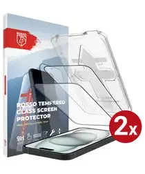 Rosso Samsung Galaxy S23 FE Tempered Glass met Installatietray 2-pack afbeelding
