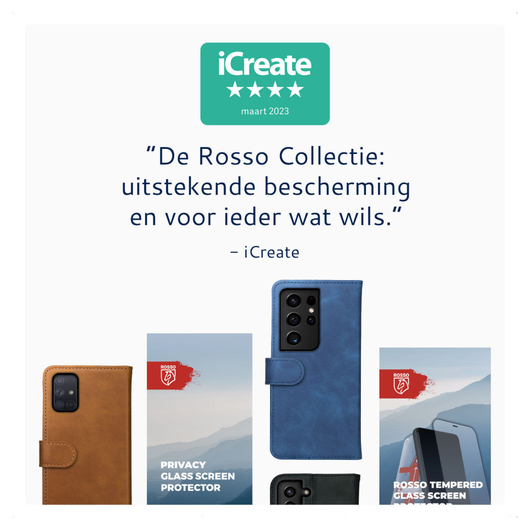 Rosso Element Apple AirTag Sleutelhanger Kunstleer Hoesje 2-Pack Blauw afbeelding 6