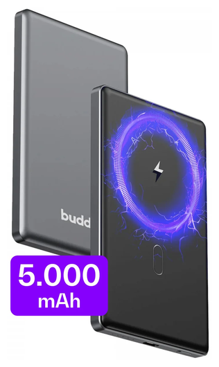 Buddi Connect 5.000 mAh MagSafe Powerbank Duo Pack Zwart 20W afbeelding 18