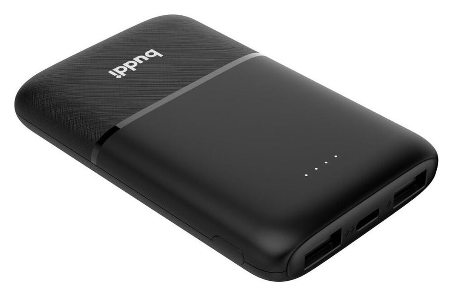 Buddi Go Powerbank USB-C Reisformaat Mini Compact 5.000 mAh Duo Pack Zwart afbeelding 11