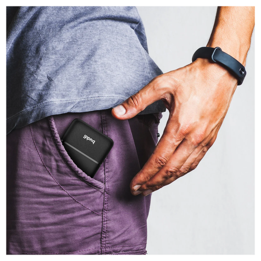 Buddi Go Powerbank USB-C Reisformaat Mini Compact 5.000 mAh Duo Pack Zwart afbeelding 7