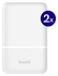 Buddi Go Powerbank USB-C Reisformaat Mini Compact 5.000 mAh Duo Pack Wit afbeelding 2