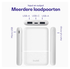 Buddi Go Powerbank USB-C Reisformaat Mini Compact 5.000 mAh Duo Pack Wit afbeelding 5