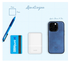Buddi Go Powerbank USB-C Reisformaat Mini Compact 5.000 mAh Duo Pack Wit afbeelding 9