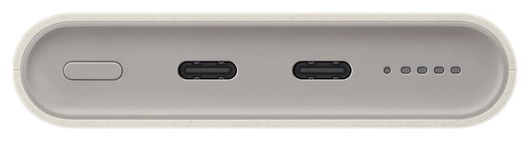 Originele Samsung 25W Wireless Powerbank met USB-C 10.000 mAh Duo Pack Beige afbeelding 10