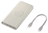 Originele Samsung 25W Wireless Powerbank met USB-C 10.000 mAh Duo Pack Beige afbeelding 4