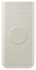 Originele Samsung 25W Wireless Powerbank met USB-C 10.000 mAh Duo Pack Beige afbeelding 9