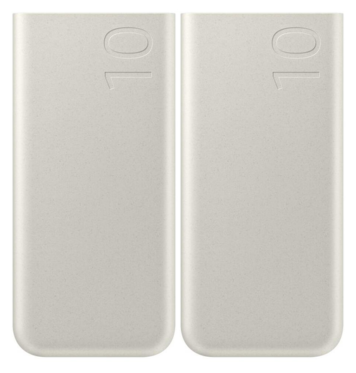 Originele Samsung 25W Fast Charge Duo USB-C Powerbank 10.000 mAh Duo Pack Beige afbeelding 2
