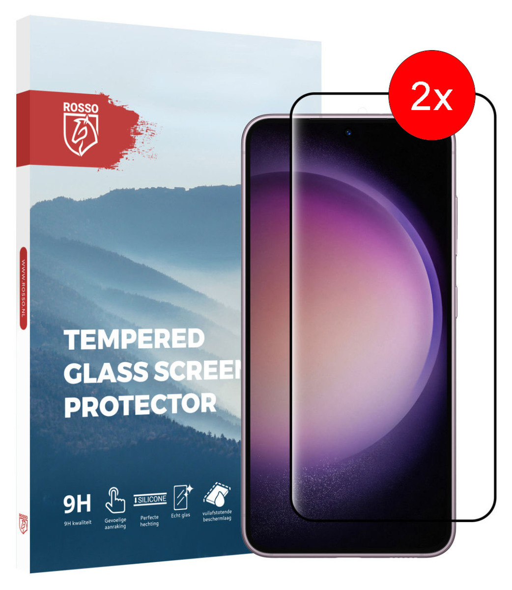 Rosso Samsung Galaxy S23 Plus 9H Tempered Glass 2-pack afbeelding 1