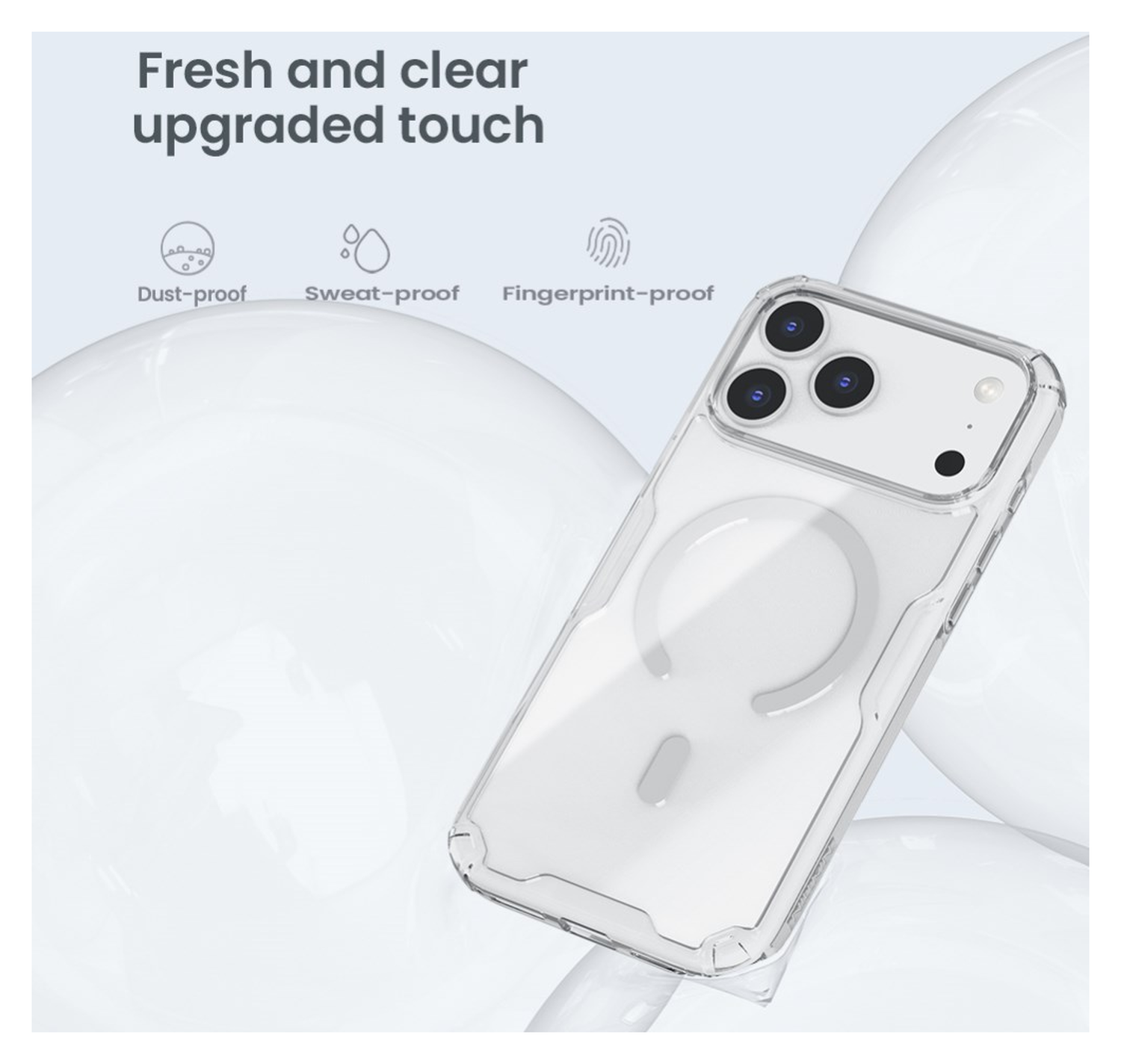 Nillkin Nature TPU Pro iPhone 17 Pro Hoesje MagSafe Transparant afbeelding 7