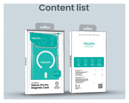 Nillkin Nature TPU Pro iPhone 17 Pro Hoesje MagSafe Transparant afbeelding 13