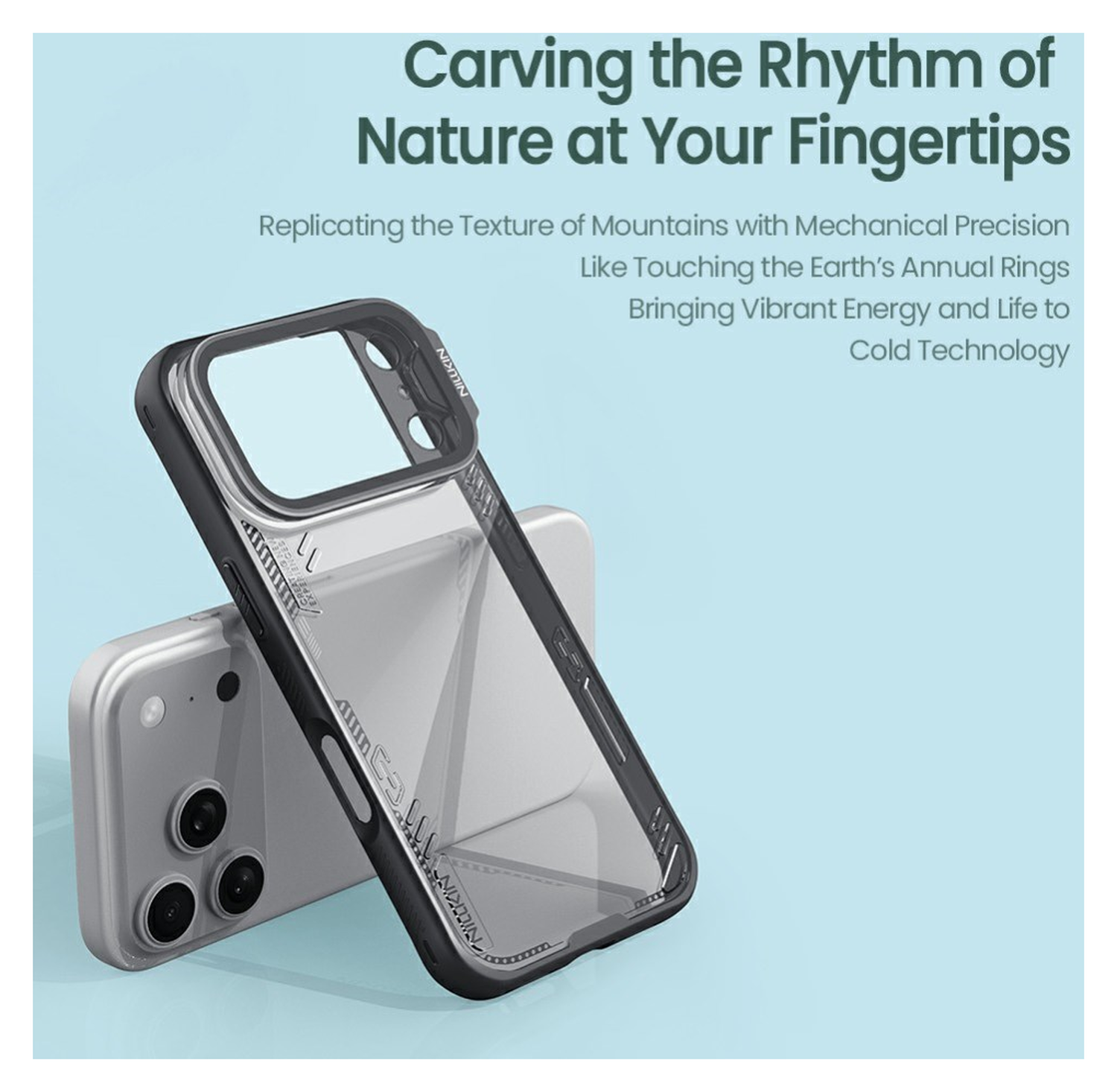 Nillkin IceBlade Prop iPhone 17 Pro Hoesje MagSafe Back Cover Zwart afbeelding 6