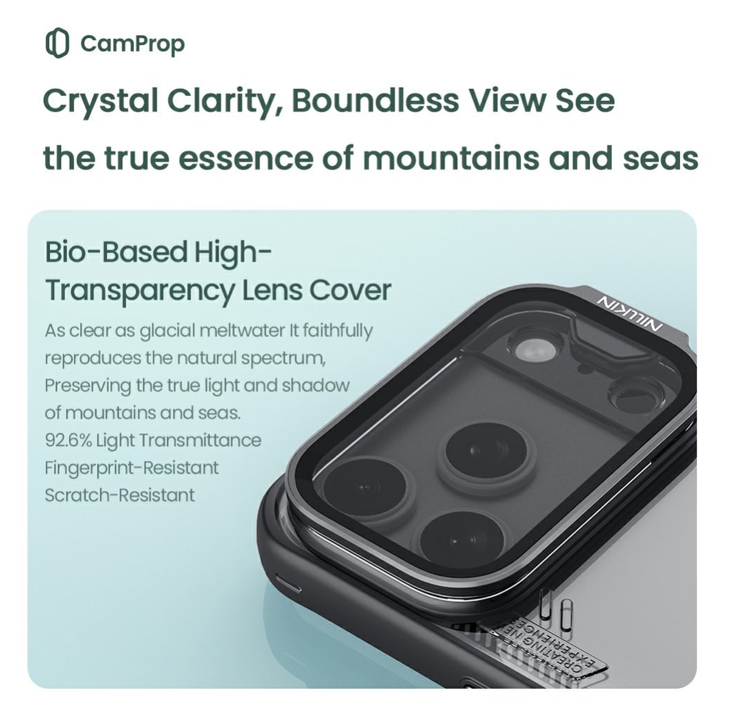 Nillkin IceBlade Prop iPhone 17 Pro Hoesje MagSafe Back Cover Zwart afbeelding 8